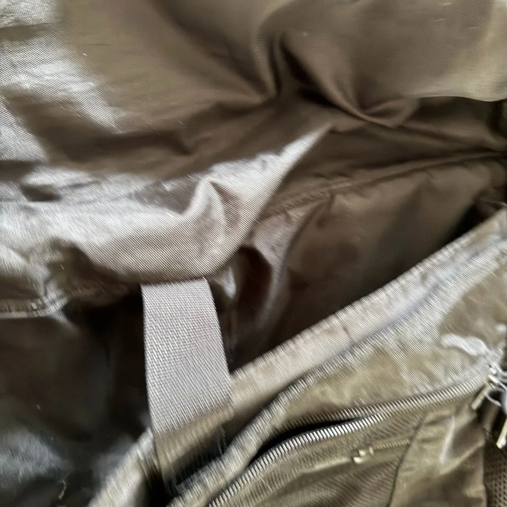 L.L. Bean Black Messenger Bag Tote